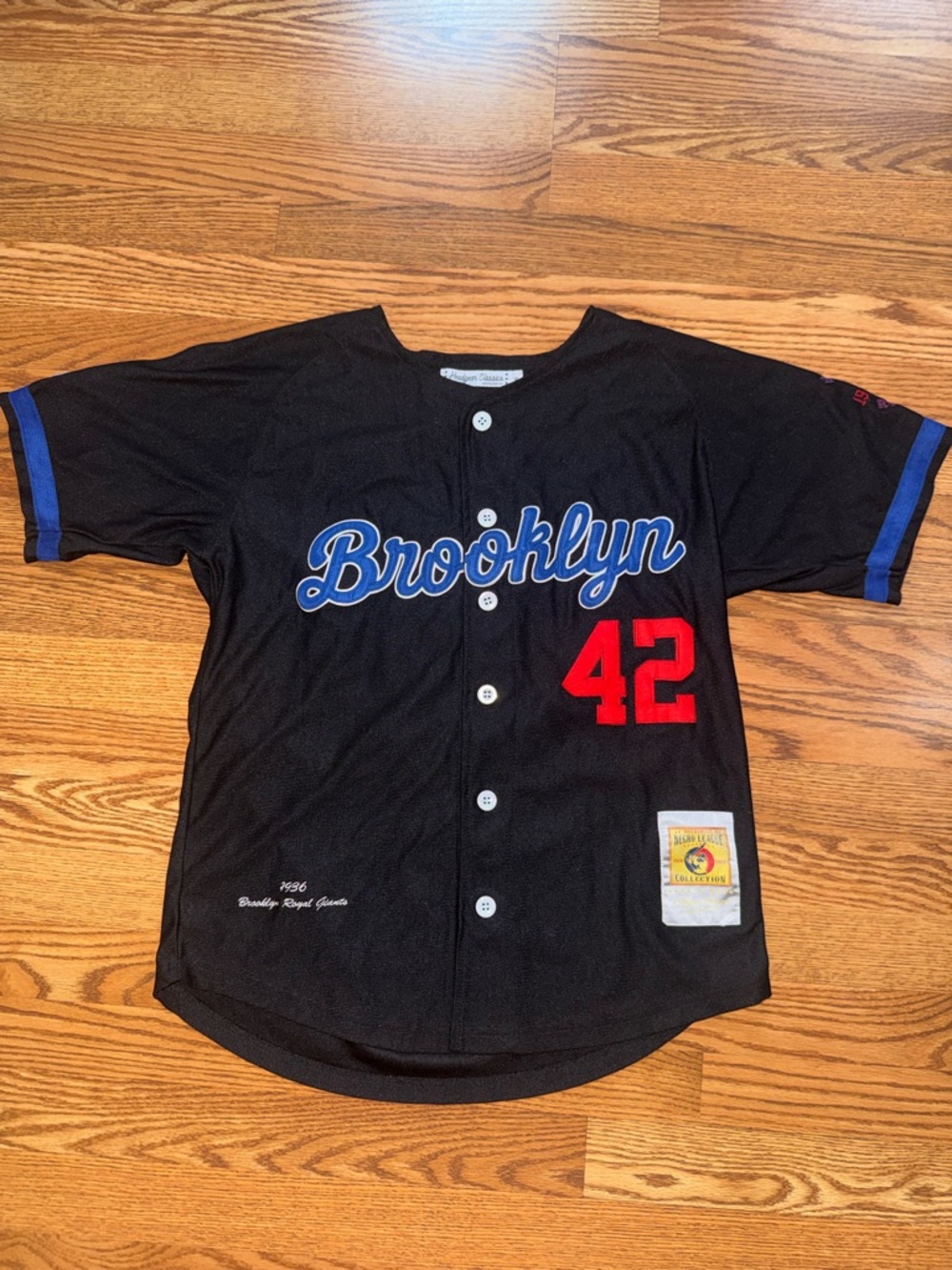 Headgear Classics Brooklyn Royal Giants #42 Baseball Jersey Jackie Robinson